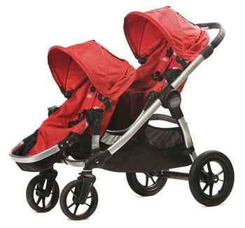 city jogger double buggy
